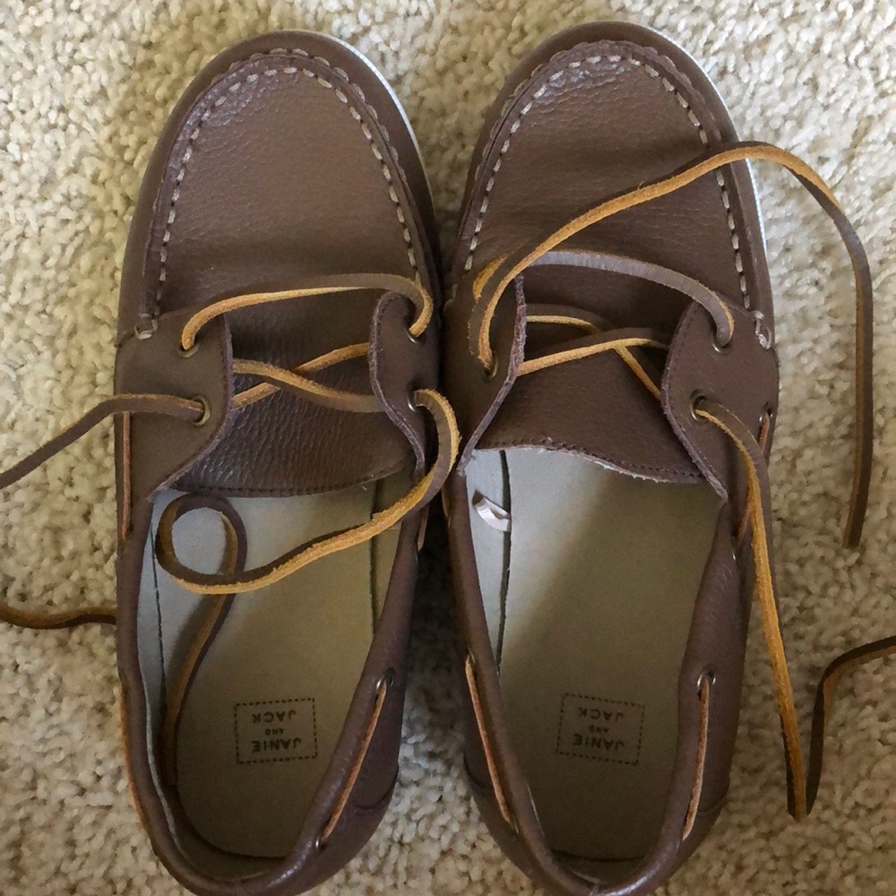 Janie and Jack boat shoes Size 2 EUC